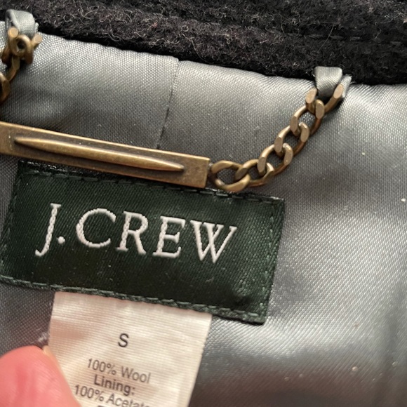 J. Crew black pea coat - Picture 3 of 3